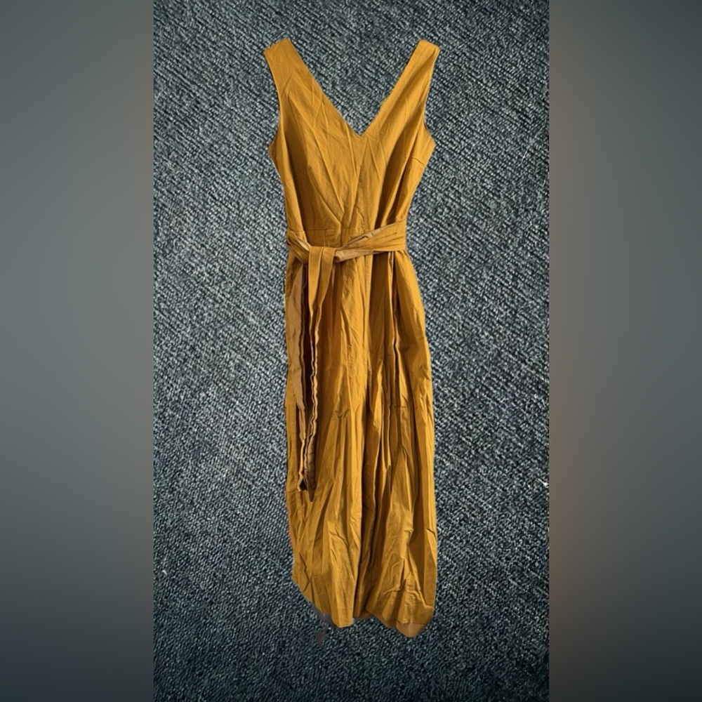 J. Crew Mustard Yellow Wrap Romper
